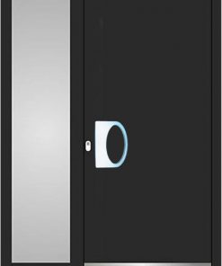 Stoßgriff Ellipse Edelstahl