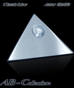 Klingel Dreieck gravierfähig massiv 6mm Edelstahl