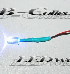 LED Diode weiss 5mm fertig verkabelt