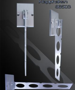 Klapphaken Paris massiv 6 mm Edelstahl