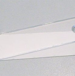 Aufschraubschild Standard Acryl rechteckig hochglanz poliert