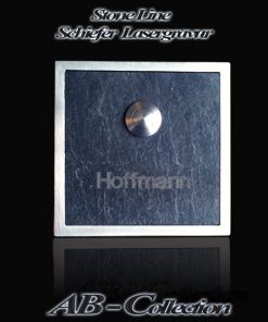 Klingel Schiefer-31 Edelstahl mit Schiefer Einlage