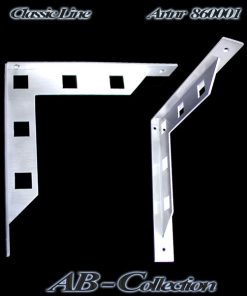 Regalkonsole Karo massiv Edelstahl