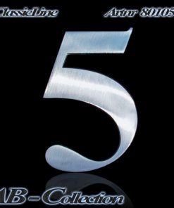 Hausnummer Serie Classic  Edelstahl