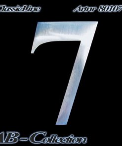 Hausnummer Serie Classic  Edelstahl