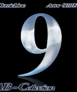 Hausnummer Serie Classic  Edelstahl