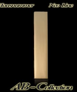 Hausnummer Serie Neo Messing