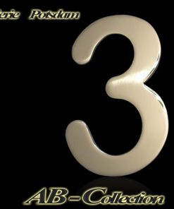 Hausnummer Serie Potsdam massiv 3mm Messing