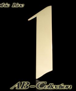 Hausnummer Serie GOTHIC Messing