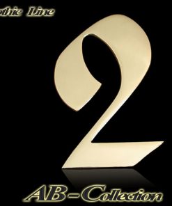 Hausnummer Serie GOTHIC Messing