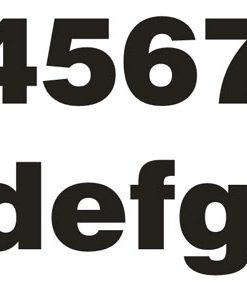 Hausnummer Serie ARTE massiv Messing