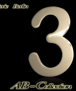 Hausnummer Serie Berlin aus Messing