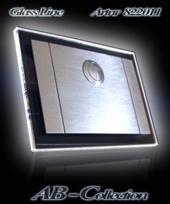 Glasklingel mit LED Glasplatte Empire