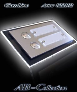 Klingel Kiel Zweifamilienhaus mit LED Glasplatte