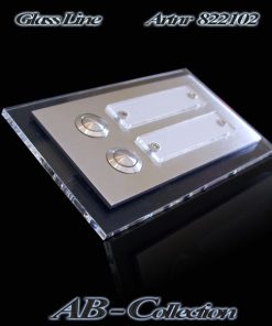 Klingel Kiel Zweifamilienhaus mit LED Glasplatte