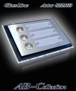 Klingel Kiel Dreifamilienhaus mit LED Glasplatte