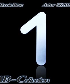 Hausnummer Serie Berlin Edelstahl