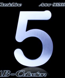 Hausnummer Serie Berlin Edelstahl