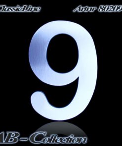 Hausnummer Serie Berlin Edelstahl