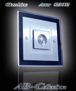 Edelstahlklingel rund mit LED Aufsatzplatte