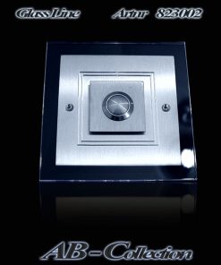 Edelstahlklingel rund mit LED Aufsatzplatte