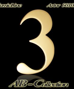 Hausnummern Serie Classic Messing