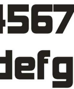 Hausnummer Serie DESIGNER Messing mit Glasbeleuchtung