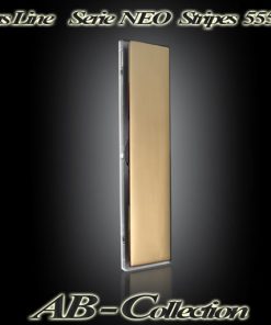 Hausnummer Serie NEO Messing mit Glasbeleuchtung