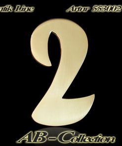 Hausnummer Serie ANTIK Messing