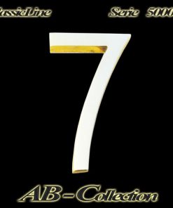 Hausnummer Serie Standard massiv Messing