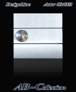 Designer Klingel Edelstahl Raute mit Zierrille