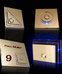 Türklingel mit Acrylglas und LED