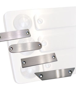 Klingelschild für Türklingel Edelstahl